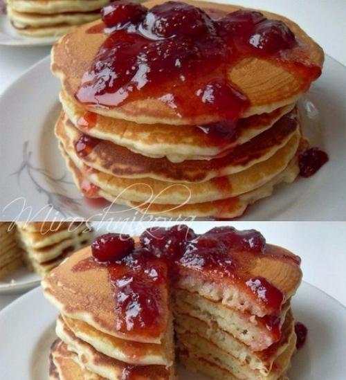 Американские блины.  Ингредиенты: 04 Американские блины.  Ингредиенты: 04