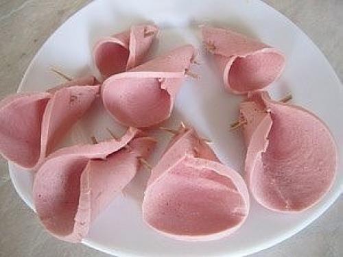 Закуска колокольчики.  Ингредиенты: 01