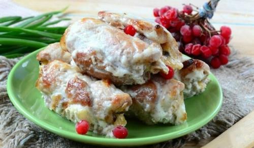 Рулетики мясные к праздничному столу.
