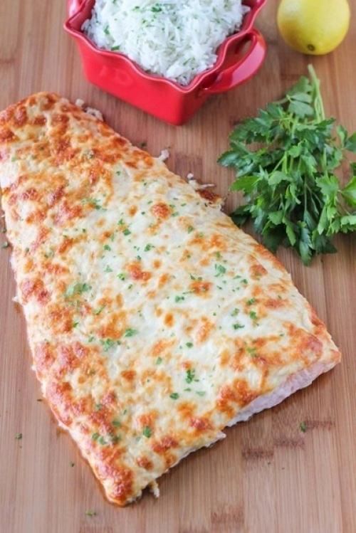 Лосось, запечённый с сыром. 08