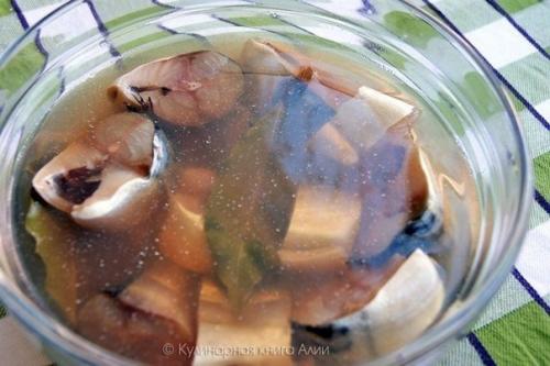 Скумбрия, маринованная по-домашнему. 04