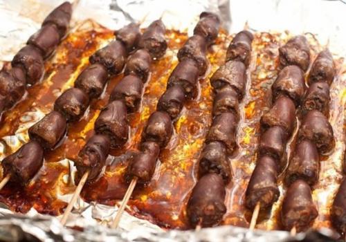 Шашлычки из куриных сердечек в духовке. 04