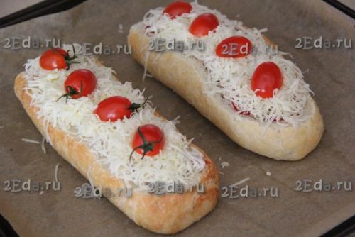 Фаршированный багет в духовке. 03 Фаршированный багет в духовке. 03