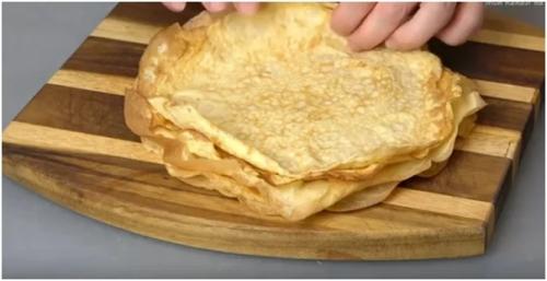 Салат с куриным Филе, яичными блинчиками и свежим огурцом. 03 Салат с куриным Филе, яичными блинчиками и свежим огурцом. 03