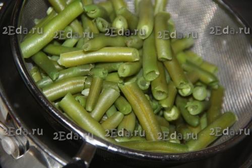Рецепт стручковой фасоли по-корейски. 02 Рецепт стручковой фасоли по-корейски. 02