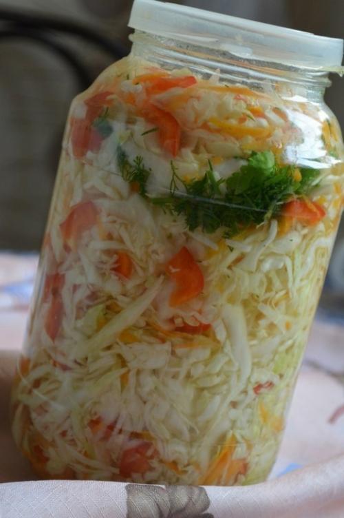 Салат капустный (в горячем маринаде). 01 Салат капустный (в горячем маринаде). 01