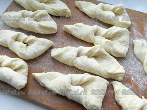 Рецепт вергунов на кефире. 06