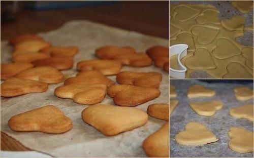 Бисквитное печенье для малышей.