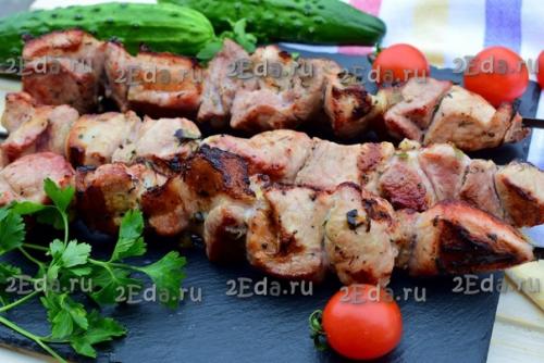 Шашлык из свинины с киви. 05 Шашлык из свинины с киви. 05