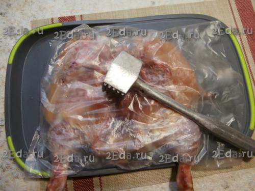 Цыплёнок табака в пакете для запекания в духовке. 02 Цыплёнок табака в пакете для запекания в духовке. 02