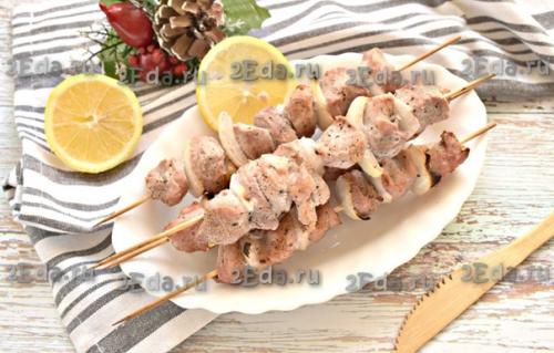 Шашлычки из свинины на шпажках в духовке. 05