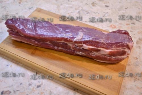 Свиные ребрышки с медом и соевым соусом в духовке. 01