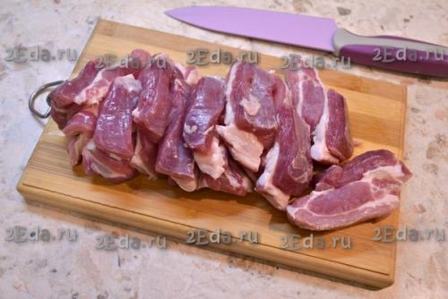 Свиные ребрышки с медом и соевым соусом в духовке. 02