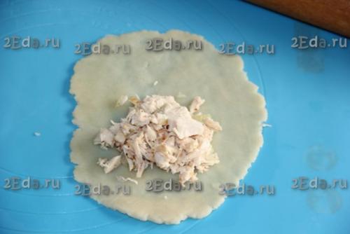 Заварное тесто для пирожков без дрожжей. 04