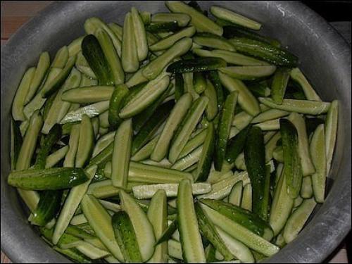 Огурцы в горчичной заливке. 02 Огурцы в горчичной заливке. 02