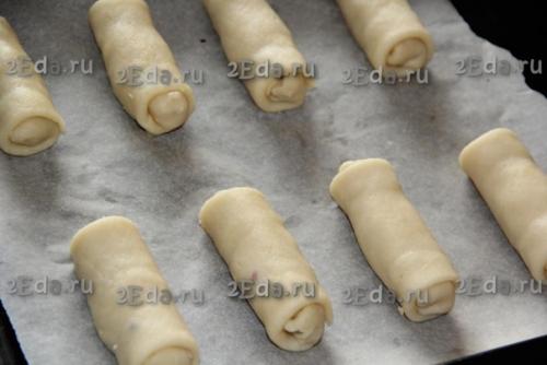 Заварное тесто для пирожков без дрожжей. 06