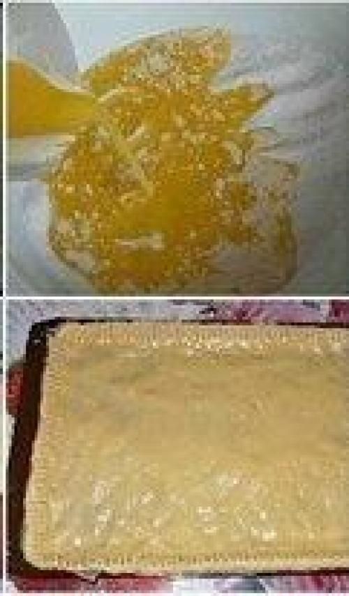 Домашний пирог Тертый из песочного теста, с черносмородиновым вареньем. 02 Домашний пирог Тертый из песочного теста, с черносмородиновым вареньем. 02