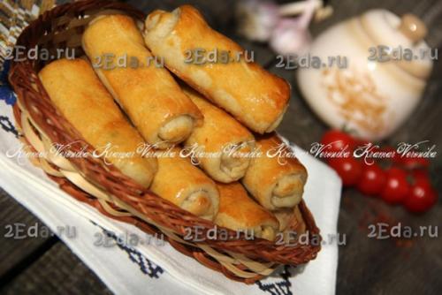 Заварное тесто для пирожков без дрожжей. 08