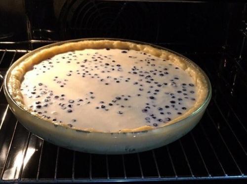 Сметанник с черникой. 01