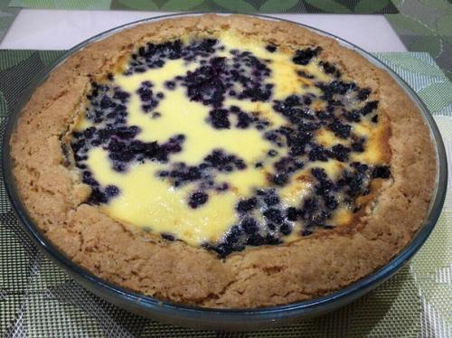 Сметанник с черникой. 02