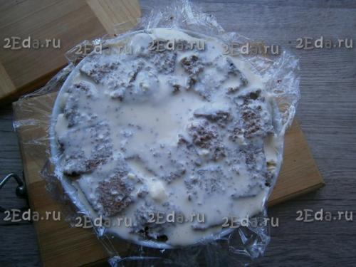 Торт Панчо с клубникой. 07 Торт Панчо с клубникой. 07