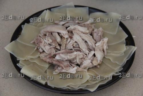 Бешбармак из курицы с готовой лапшой. 04 Бешбармак из курицы с готовой лапшой. 04