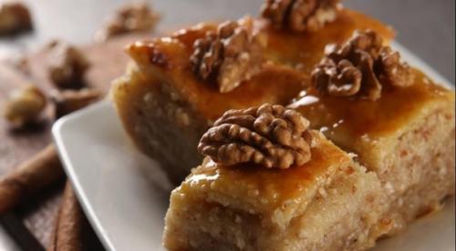 Пахлава из слоеного теста. 07