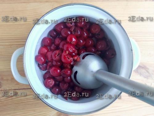 Вишнёвый джем без косточек на зиму. 02 Вишнёвый джем без косточек на зиму. 02