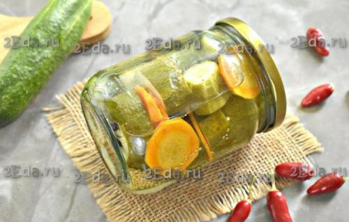 Огурцы с морковью и горчицей на зиму. 06 Огурцы с морковью и горчицей на зиму. 06