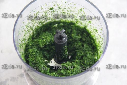 Укропный соус с чесноком на зиму. 03