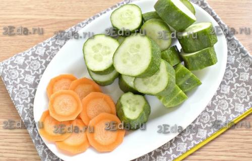 Огурцы с морковью и горчицей на зиму. 01 Огурцы с морковью и горчицей на зиму. 01