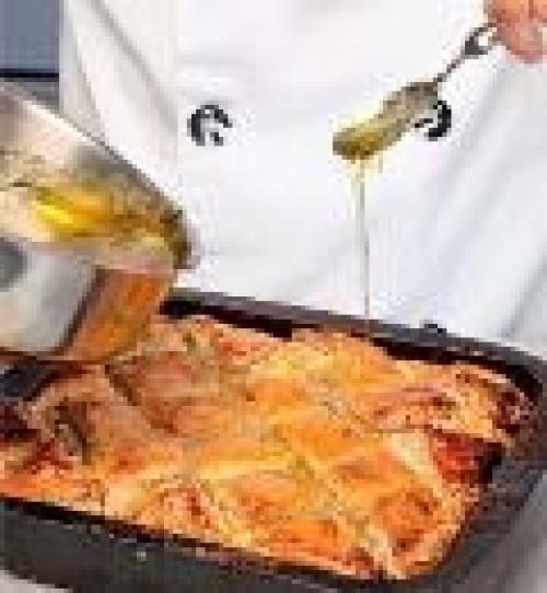 Пахлава из слоеного теста. 06