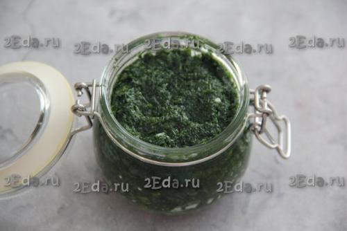 Укропный соус с чесноком на зиму. 05