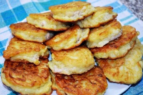 Кабачковые беляши с фаршем. 08