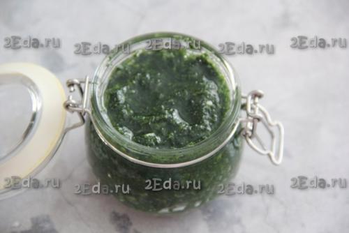 Укропный соус с чесноком на зиму. 06