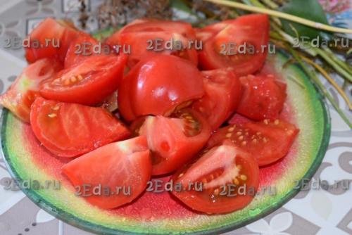 Рецепт помидоров дольками с луком на зиму. 01 Рецепт помидоров дольками с луком на зиму. 01
