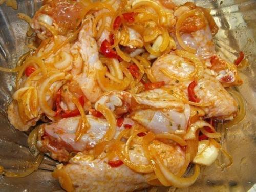 Чесночные куриные крылышки. 04