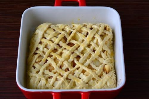 Слоеный пирог с яблоками и корицей. 04 Слоеный пирог с яблоками и корицей. 04