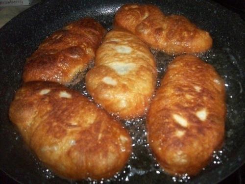Жареные пирожки на заварном тесте. 04
