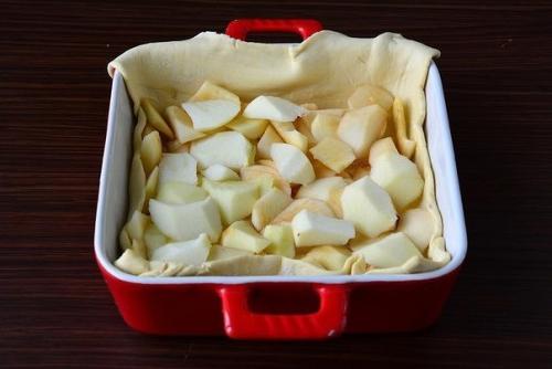 Слоеный пирог с яблоками и корицей. 03 Слоеный пирог с яблоками и корицей. 03