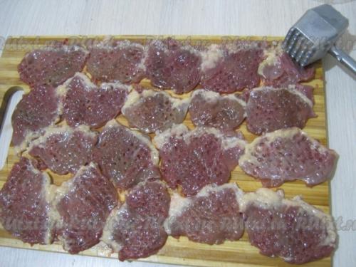 Отбивные из куриных сердечек. 04