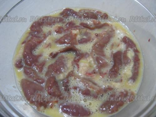 Отбивные из куриных сердечек. 05