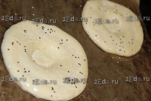 Узбекские лепёшки на дрожжах в духовке. 06