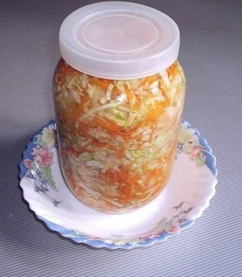 Квашенная капуста за сутки. Квашенная капуста за сутки.