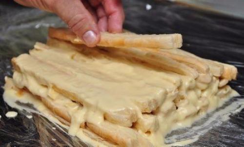 Очень вкусный торт Слоеное Полено. 03