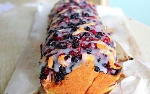 Простой пирог с замороженными ягодами. 04 Простой пирог с замороженными ягодами. 04