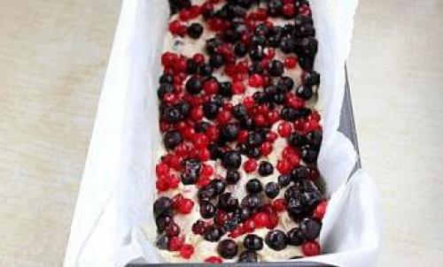 Простой пирог с замороженными ягодами. 03 Простой пирог с замороженными ягодами. 03