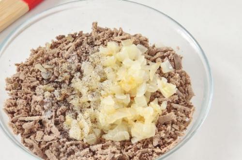 Тыквенные рулетики с печенью. 03