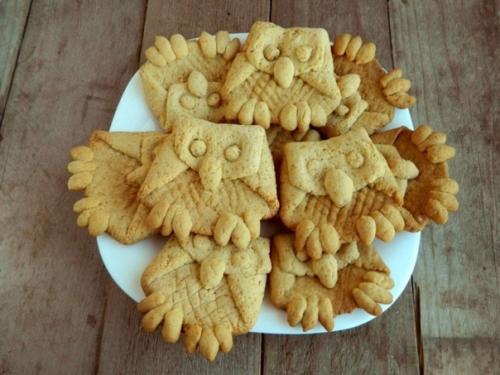 Печенье совы.  Это забавное печенье обязательно понравится детям! 08