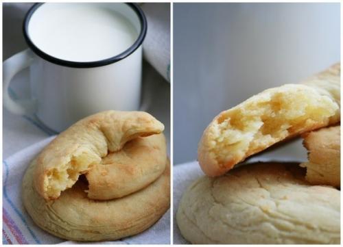 Сметанные калачики.  Буквально 30-40 минут - и у вас на столе мягкие, слегка рассыпчатые калачики с приятным домашним вкусом. 06